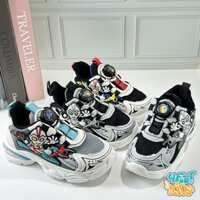 Giày Thể Thao Bé Trai 3-12 tuổi Siêu Nhân Nhện đế nhẹ bảo vệ tốt bàn chân phong cách thời trang