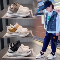 Giày thể thao bé trai giày đi học cho bé gái da PU mềm đế chống trượt full box QCCC TT886