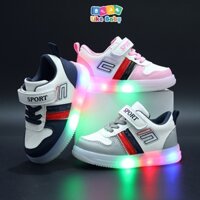 Giày Thể Thao Bé Trai Và Bé Gái Từ 1 - 8 Tuổi Có Đèn Led Kiểu Dáng Thời Trang Siêu Nhẹ G180