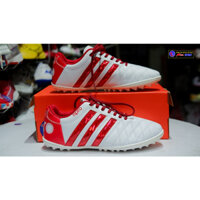 Giày Thể Thao bóng đá 3 sọc Toni 11 pro đế su - trắng đỏ