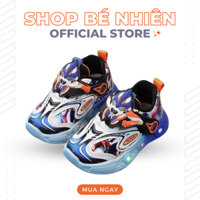 Giày Thể Thao 💥 CAO CẤP 💥 Giày Siêu Nhân Đeng Nháy Ngoài Da Mềm Cá Tính Size 21-30