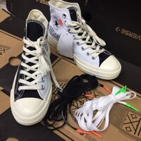 Giày thể thao cao cấp Converse AllStar đen trắng cao cổ_Giaysneaker