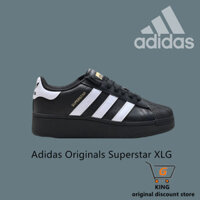 Giày thể thao cắt thấp Superstar XLG chính hãng, đế bánh xốp cổ điển, đa chức năng, thoải mái