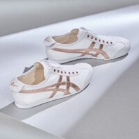 Giày Thể Thao Chạy Bộ onitsuka tigers canvas Siêu Mềm Màu Trắng / Vàng Hồng Cho Nam Và Nữ