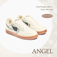 Giày Thể Thao Chính Hãng Angel, Giày Sneaker Nam Nữ AG Wings Kem Cổ Thấp Bassic Full Box Bill - AG01