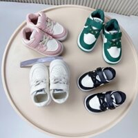 Giày thể thao cho bé chất liệu da PU cao cấp,giày bóng rổ 4 màu cho bé trai bé gái [ WINDY BABY ]