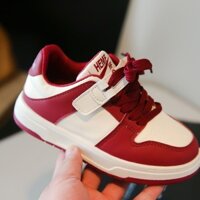 Giày Thể Thao Cho Bé Trai Bé Gái 3-10 Tuổi, Giầy Bata Quai Dán Buộc Dây Sành Điệu Cho Bé [ giaydeptreemkieusashop ]