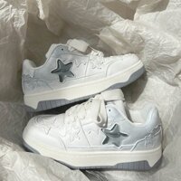 Giày thể thao chống va chạm Daxingzhe Giày trắng Giày thể thao Star Giày nữ