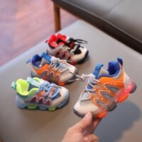 Giày thể thao có đèn led NEMO cho bé trai bé gái êm chân thoáng khí chống trơn trượt (2325) Richkidsstore2021
