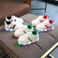 Giày thể thao có đèn LED trẻ em Size 21-30 Giày thể thao phong cách Hàn Quốc cho bé 1-5 tuổi