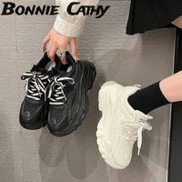 Giày thể thao cổ thấp thoải mái và sành điệu của Bonnie Cathy dành cho nữ | Thiết kế đế cao su Chunky