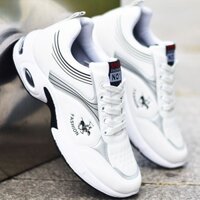 Giày Thể Thao Da Màu Trắng Phong Cách Mới 2023 Cho Nam