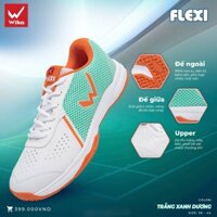 Giày thể thao đa năng nam nữ Wika Flexi cầu lông bóng chuyền bóng bàn tennis chính hãng cao cấp giá rẻ trắng xanh dương