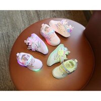 Giày Thể Thao Đế Gắn Đèn Led Cho Bé Gái