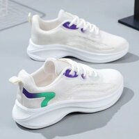 Giày thể thao flyweave mới thoáng khí dành cho nữ Giày chạy bộ đế dày