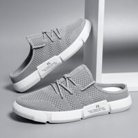 Giày thể thao hở gót vải canvas thời trang sành điệu cho nam