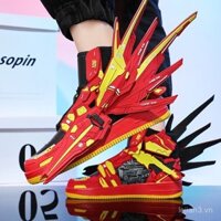 Giày thể thao hợp thời trang Anime Freedom Gundam 2.0, mẫu khung EVA, giày cao cổ nam hợp thời trang