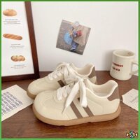 Giày thể thao màu trắng Nữ dễ thương Thời trang đơn giản