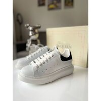 Giày thể thao MC QUEEN nam nữ Đen Trắng Đế Cao Hot Trend, Giầy sneaker độn đế gót nhung đế êm FULLBOX FULLSIZE