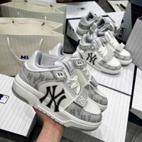 Giày Thể Thao M,L,B Chuky màu ghi xám N,Y quai dán ,giày sneaker nam nữ độn đế cao 5cm