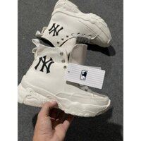 Giày thể thao mlb chunky high vải đen độn đế 6cm tôn dáng đủ size nam nữ hót nhât 2023 fullboxbill