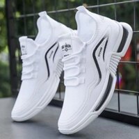 Giày thể thao mùa hè nam thời trang, giày chạy bộ chốtrượt, giày trắthoải mái thoákhí Flyknit 817 Wu009 WYNA