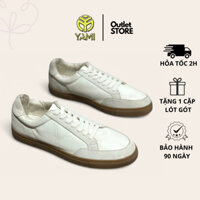 Giày Thể Thao Nam Big Size, Giày Sneaker Nam Hàng Hiệu Phối Da Lộn Đế Bằng Siêu Êm, Giày Xuất Xịn YAMI