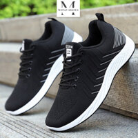 Giày thể thao nam chất vải dệt kim thoáng khí đế êm chống trượt - MONOSHOES