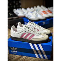 Giày thể thao nam cổ thấp đa chức năng, màu trắng gạo, ig275-45, giày chạy Samba chính hãng