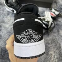 Giày Thể Thao Nam Nữ Cổ Thấp Giày Nike Jordan 1 JD 1 Panda Đen Trắng Full Box Bill _mi9 :