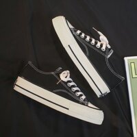 Giày Thể Thao Nam Nữ - Giày Converse CV 1970s Cổ Thấp Đen Thời Trang