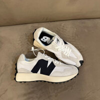 Giày thể thao nam nữ giày Newbalance 327 huấn luyện viên 'đen trắng' [Hộp bảo vệ miễn phí]