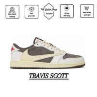 Giày Thể Thao Nam Nữ Jd1 Low Travis_Scott Reverse Mocha, Giày  Travis_Scott Nâu ( Full Box Bill )