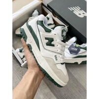 Giày Thể Thao Nam Nữ New Balance 550 White Green và White Black 2 Màu Xanh Đen Cực Hot