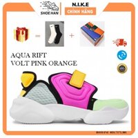 Giày Thể Thao Nam Nữ NIKEE AQUA RIFT VOLT PINK ORANGE SHOEHAN Dáng Hàn Quốc Vải Tổng Hợp [ Hàng Cao Cấp Full Box + Bill