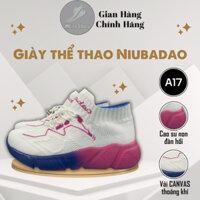 Giày thể thao nam nữ Niubadao mã A17 giày chạy bộ, giày nhảy shuffle dance đế cao su non MERRY SHOES