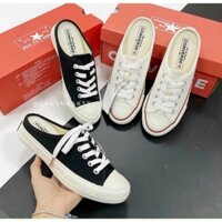 Giày thể thao nam nữ sneker - Sục cv đen trắng , đạp gót hàng 11 full box full bill