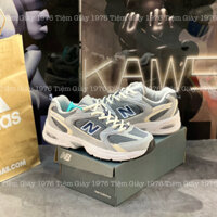 Giày Thể Thao NB 530 White Silver NB Xám Xanh Navy Newbalannce White Grey