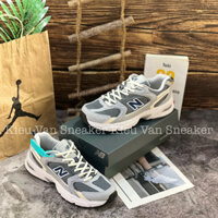 Giày Thể Thao NB 530 White Silver NB Xám Xanh Navy Newbalannce White Grey Xanh Đen