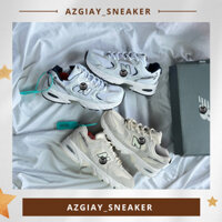 Giày thể thao New.Ba.lance 530 màu bạc và kem be giày sneaker chữ N NB530 giày sport dáng siêu nhẹ hàng chuẩn kèm box