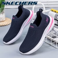Giày thể thao ngoài trời GO WALK Mesh thoáng khí dành cho nữ Giày thể thao nữ * Skechers _ Giày đi bộ nữ siêu nhẹ thông thường và thời trang