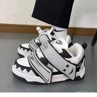 Giày thể thao nguyên bản thiết kế hợp thời trang nổi tiếng trên mạng Hot Phong Cách graffiti học sinh mẫu mới sành điệu Giày thể thao nam sành điệu