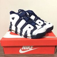 Giày Thể Thao Nike Air More Uptempo Xanh Chữ Trắng (FULL BOX)_Giaysneaker