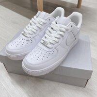 Giày thể thao nike full trắng, giày Sneaker af1 full bill+box 2021