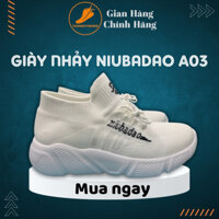Giày thể thao Niubadao đế cao su non VAF, giày shuffle dance, dân vũ, chạy bộ, aerobic Mã A03