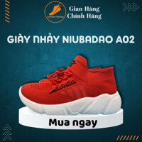 Giày thể thao Niubadao đế cao su non VAF, giày shuffle dance, dân vũ, chạy bộ, aerobic Mã A02