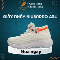 Giày thể thao Niubadao đế cao su non VAF, giày shuffle dance, dân vũ, chạy bộ, aerobic Mã A34