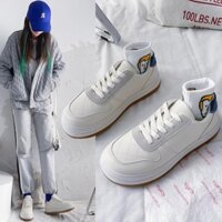 Giày thể thao nữ bánh mì đen kẻ độn đế , Giầy sneaker ulzzang phong cách Hàn quốc 2022 🍐