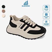 Giày Thể Thao Nữ BLUEWIND Phong Cách Trẻ Trung, Cá Tính, Phối Da Lộn 68891