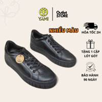 Giày Thể Thao Nữ Cổ Thấp, Giày Sneaker Nữ Hàng Hiệu Buộc Dây Phối Khóa Zip Đế Độn, Giày Xuất Xịn YAMI MT001